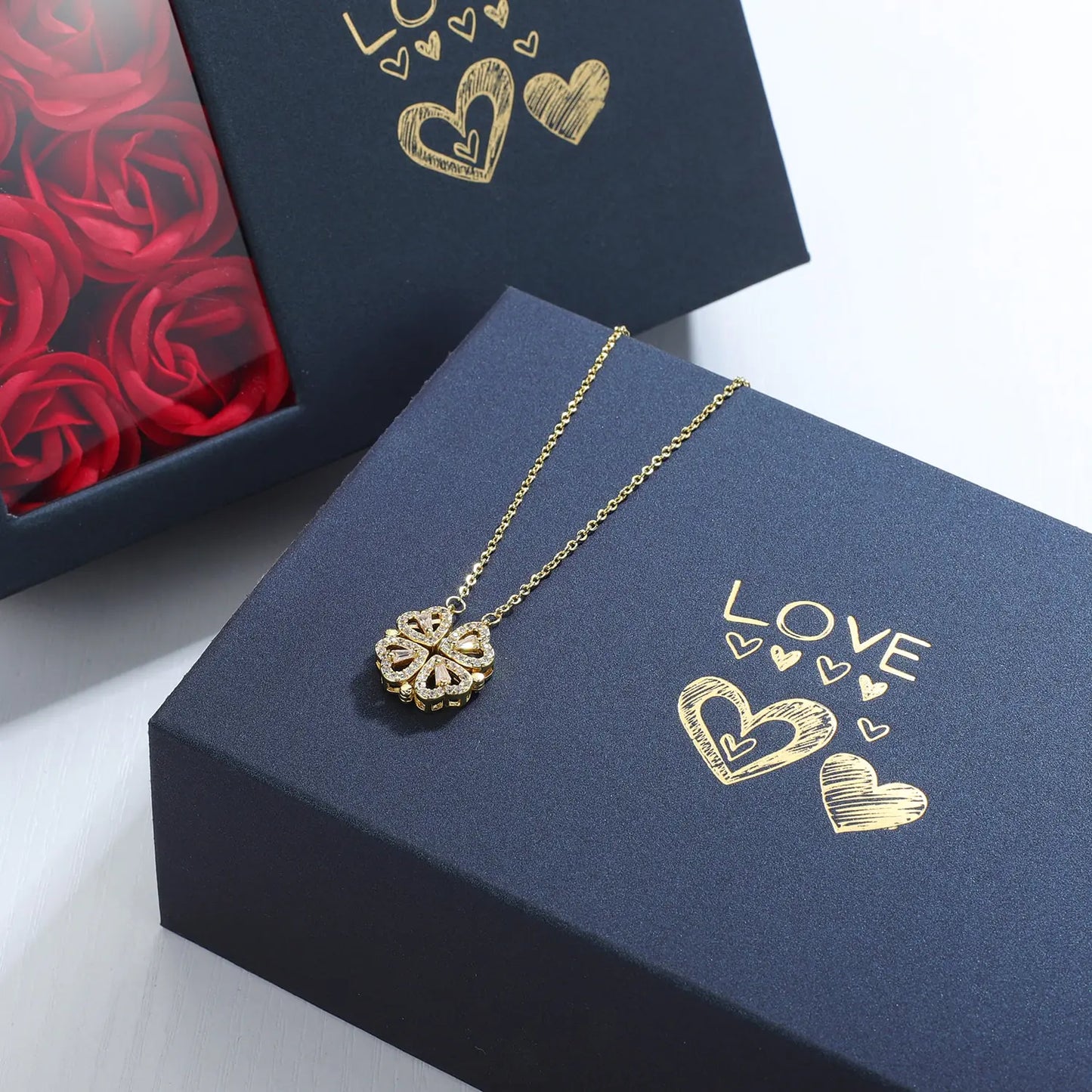 Four Hearts of Love Necklace